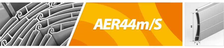 Новый экструдированный профиль AER44m/s